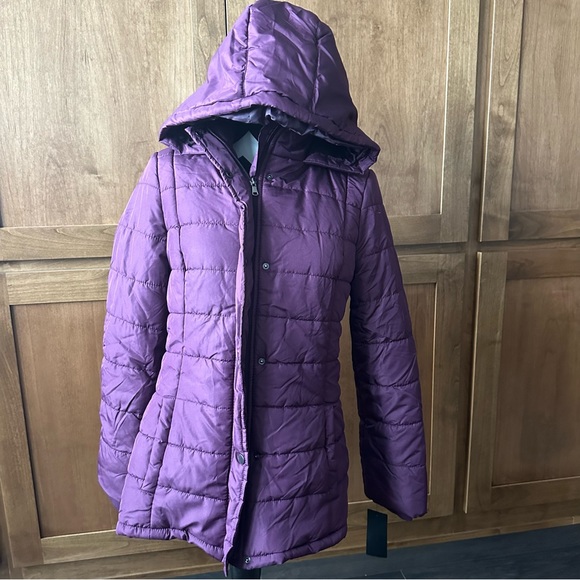 Rampage Jackets & Blazers - Rampage || purple puffer parka